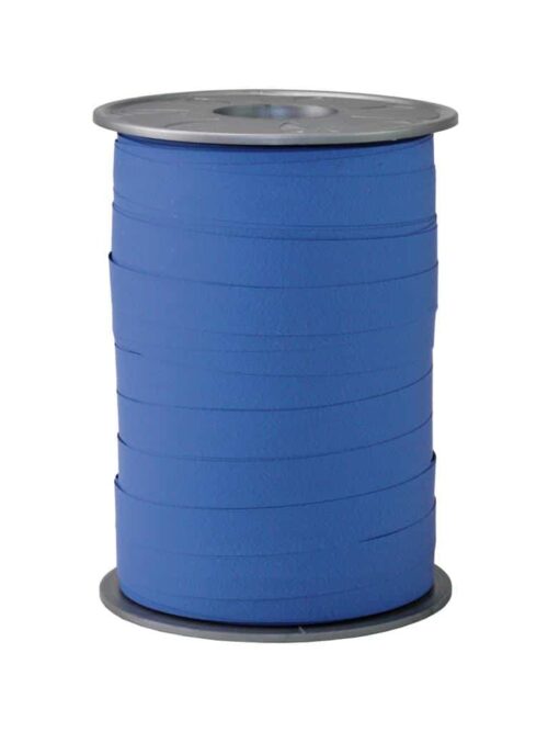 Krullint paperlook blauw