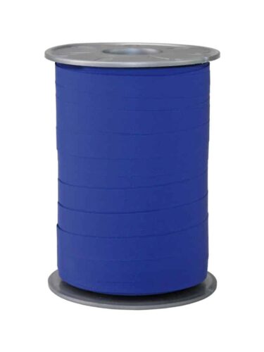 Krullint paperlook donker blauw