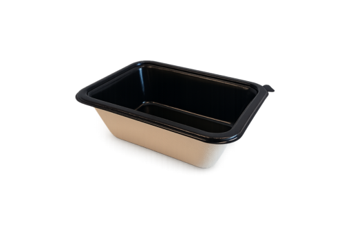 Suikerriet menuschaal145x105x45mm 1vaks zwart