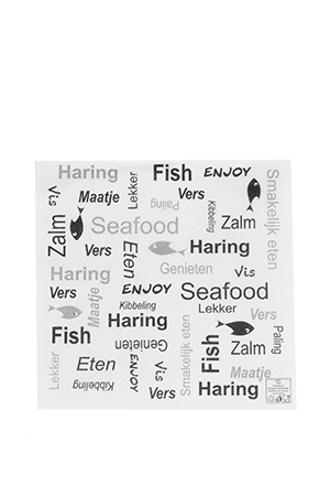 Servetten 33x33 Enjoy Fish 1-laags