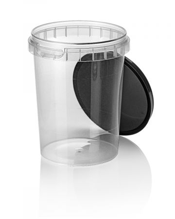 Ronde cups 95 TE 520cc trp zwart (380 stuks)