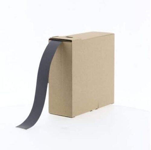 Luxe krullint paperlook zwart