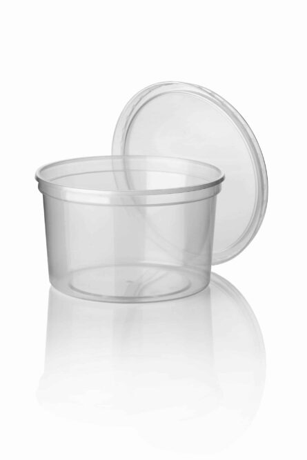 Rauwkostpot 500cc transparant (500 stuks)