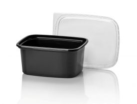 Saladebakje 108 39-45 zwart 250cc (1000 stuks)