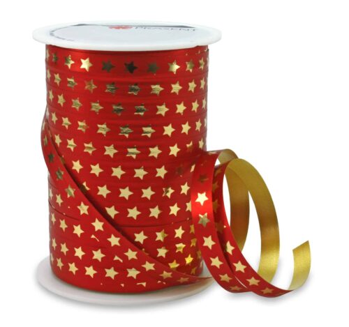 Krullint Christmas star rood