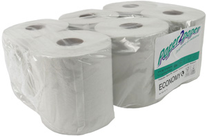Handdoekrollen midi economy 20cmx300mtr 1-laags