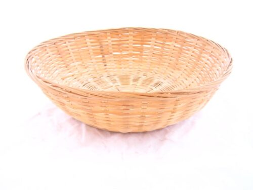 Bamboe mand rond 30cm