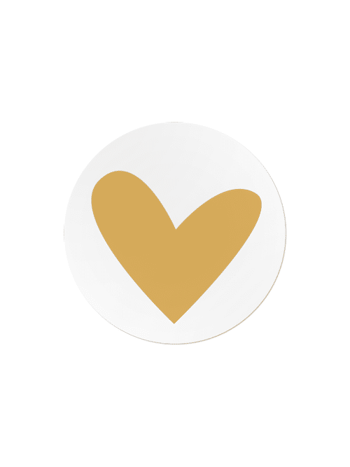 Etiket hart goud
