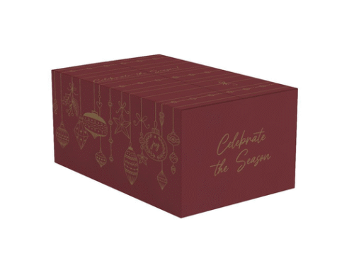 Kerstdoos Holiday Season rood