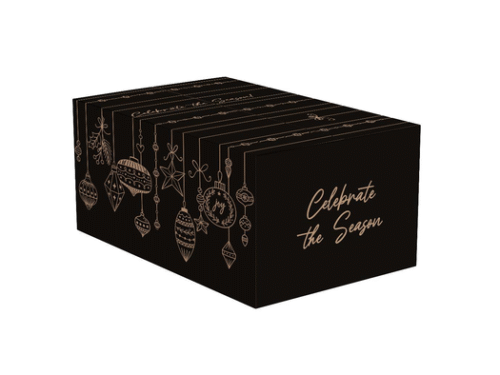 Kerstdoos Holiday Season zwart