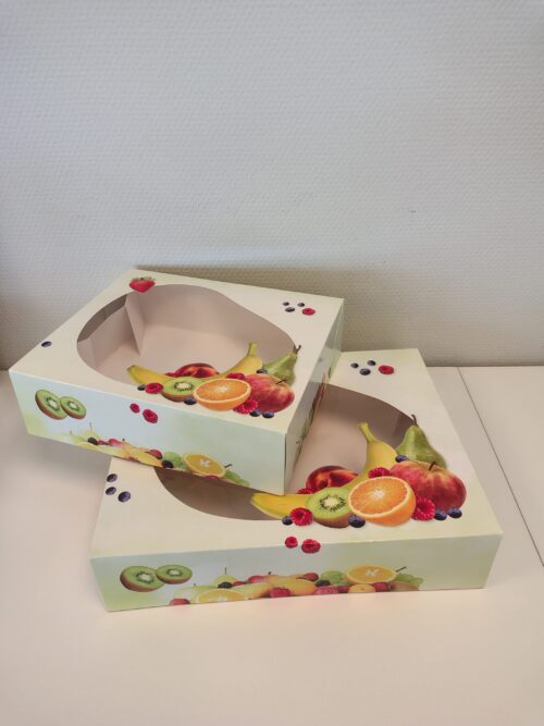 Fruitdoos met venster klein