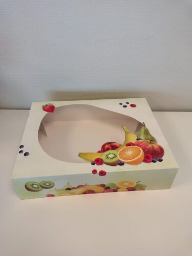 Fruitdoos met venster klein - Afbeelding 2