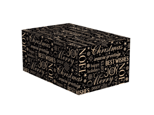 Kerstdoos Noël zwart