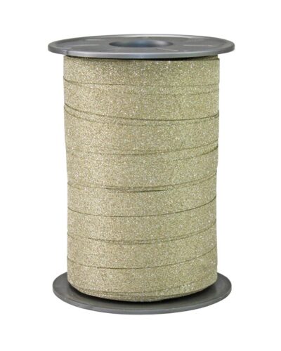Krullint poly glitter goud