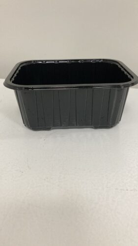 Aardbeibak zwart 375cc