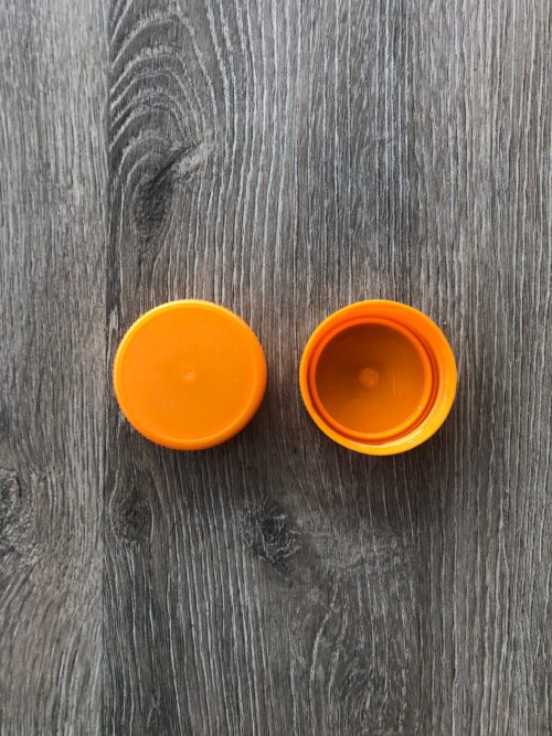 Dop oranje voor petfles