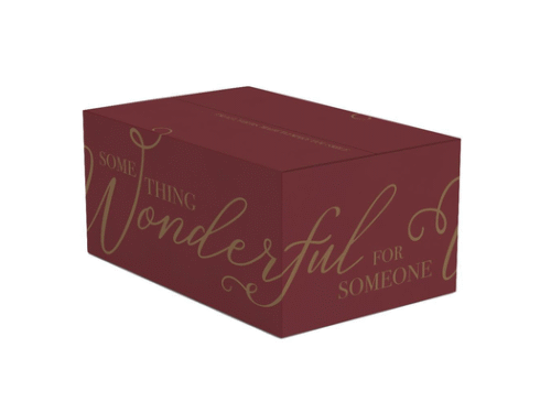 Kerstdoos Wonderful rood
