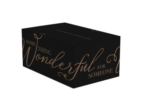 Kerstdoos Wonderful zwart