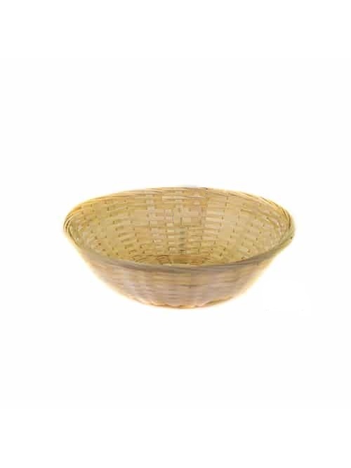 Broodmand bamboe rond 25 cm.