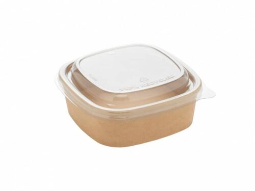 Deksel voor Kraft Square bowl (300 stuks)