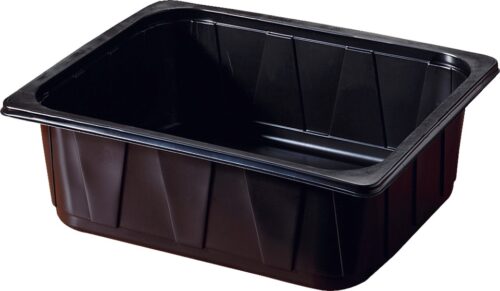 1/2 Gastro bak 80 zwart