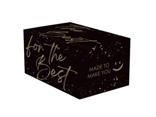 Kerstdoos The Best zwart