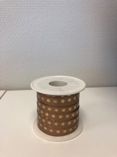Krullint Christmas star goud