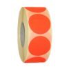 Etiketten 35mm rood op rol